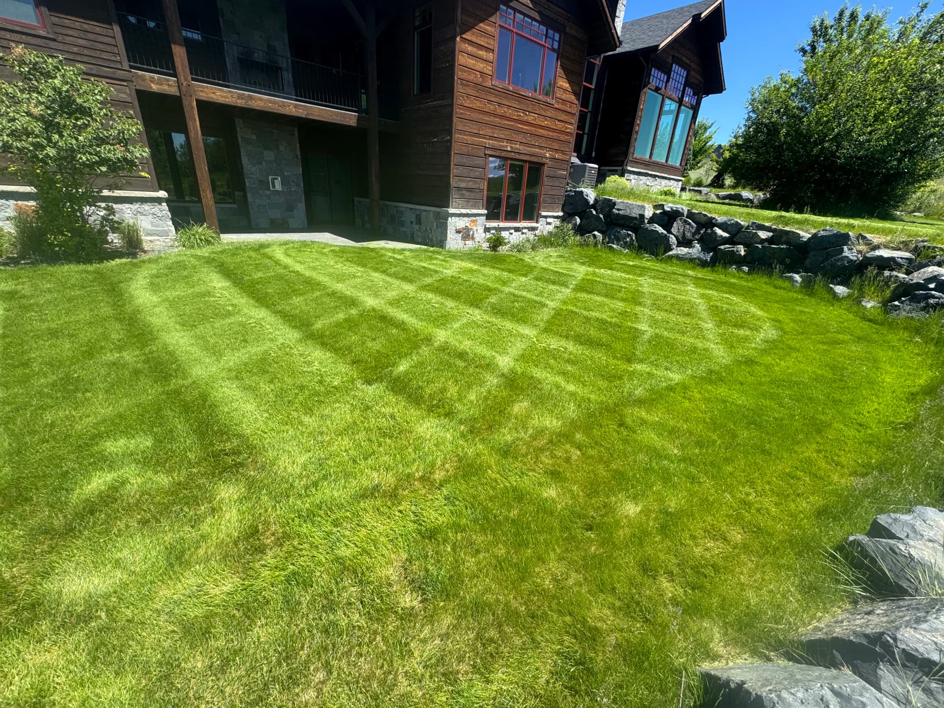 Gallery photos for Clean Stripes and Sharp Cuts on Every Lawn We Touch: Image #1