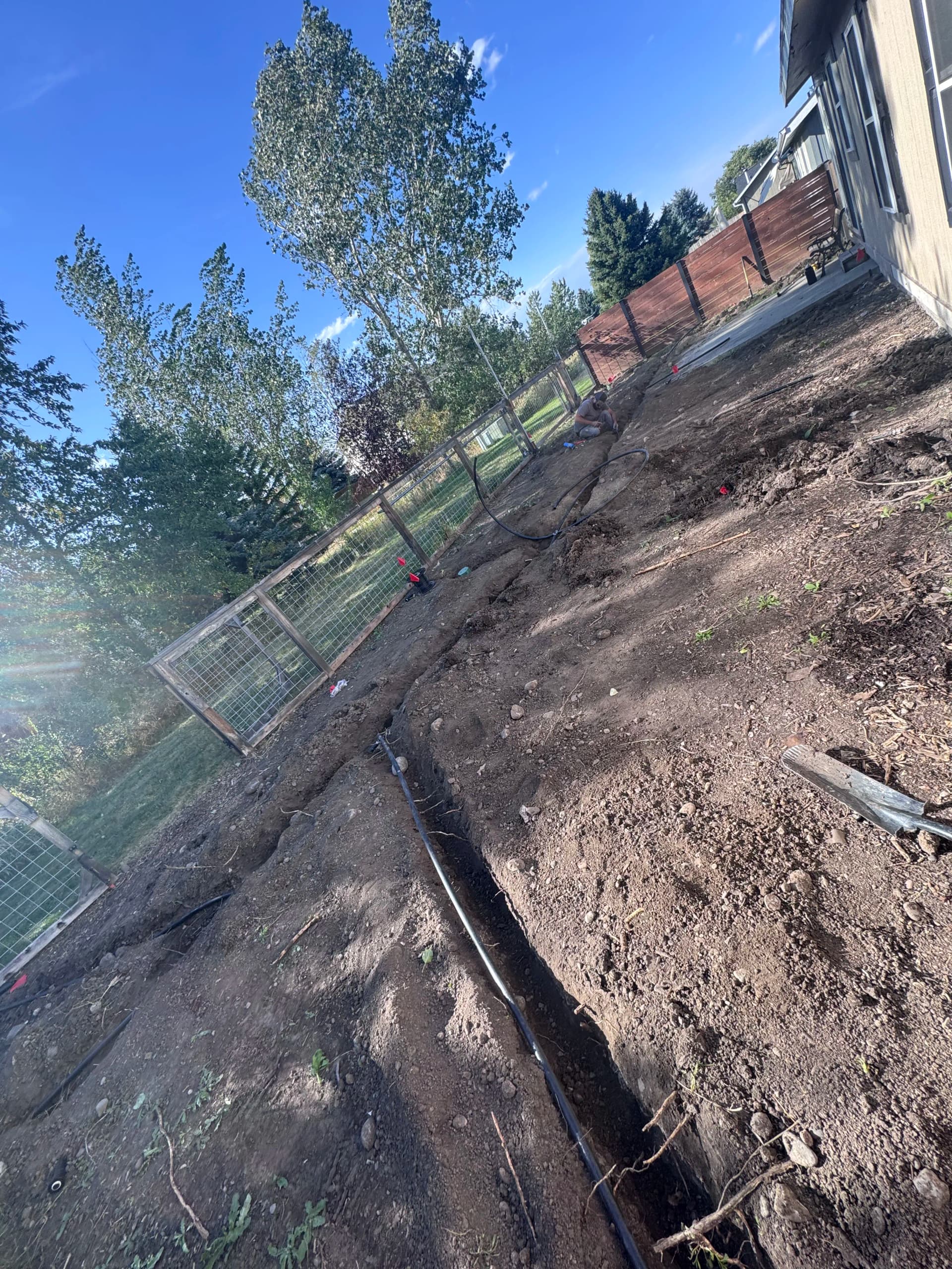 New Property Yard Done Right - Grading, Irrigation, and Sod Install image
